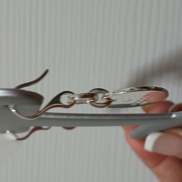 New gucci earrings Authentic dangle signature sterling silver Ag 925 mark - Picture 12 of 17